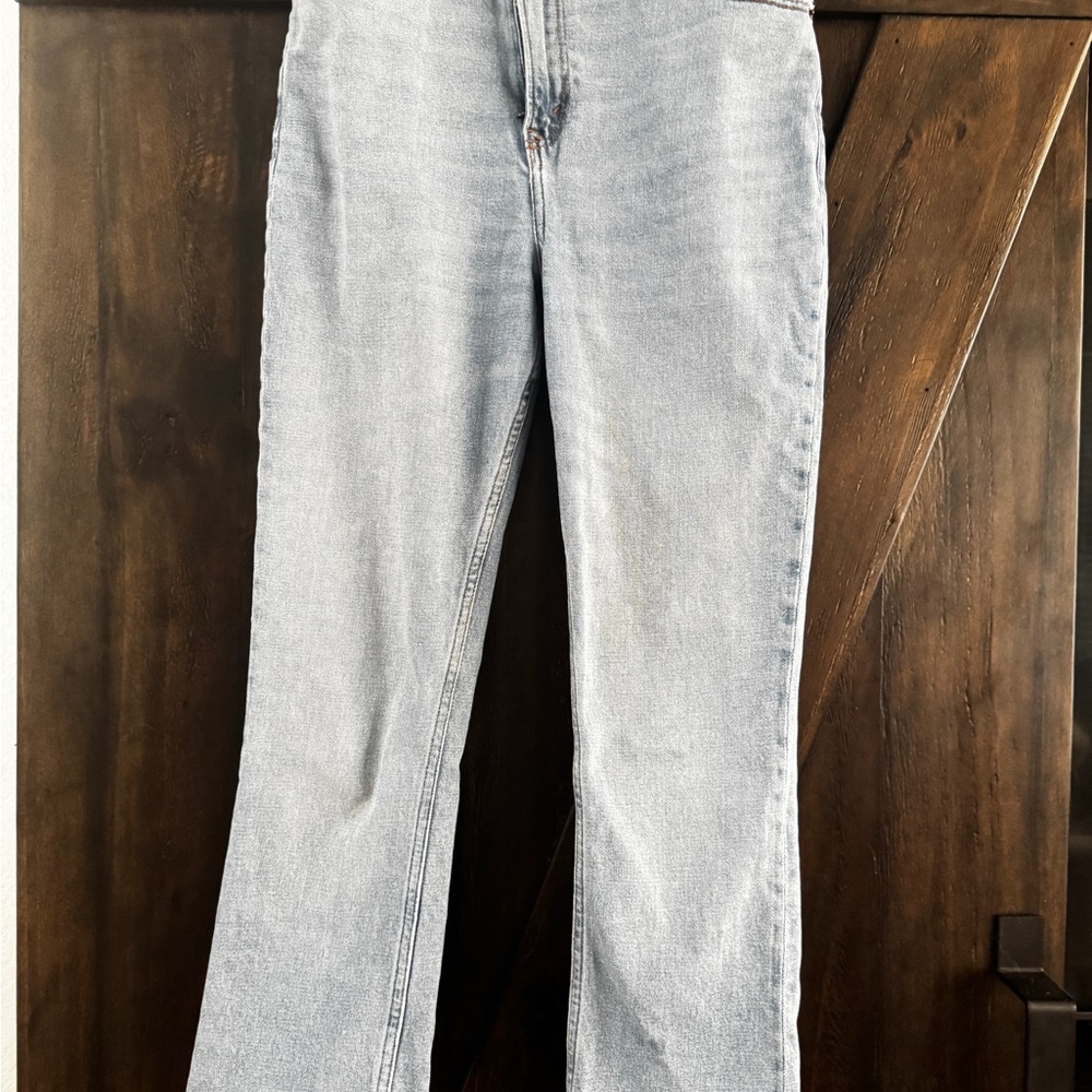 Abercrombie & Fitch Blue Crossover 90’s High Rise Jeans